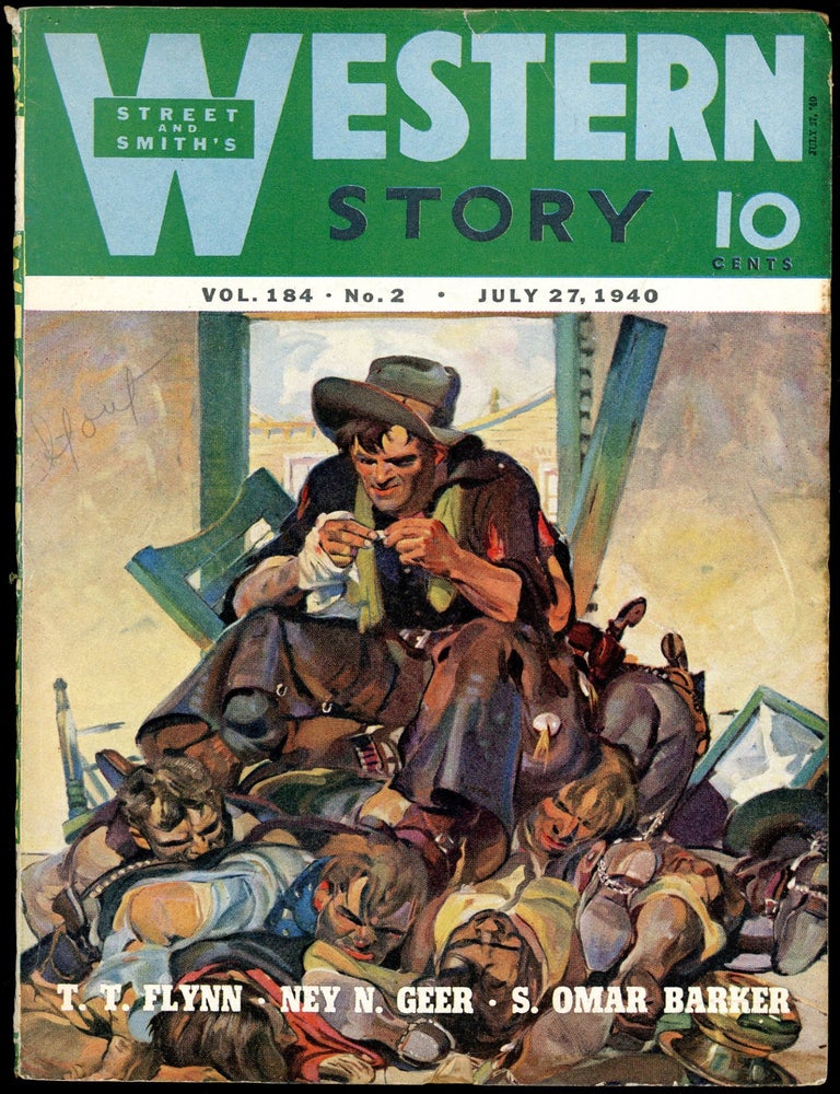 Item #30862 WESTERN STORY. 1940 WESTERN STORY. July 27, No. 2 Volume 184.