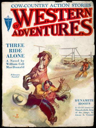 Item #30863 WESTERN ADVENTURES. 1933. . H. A. McComas WESTERN ADVENTURES. February, No. 2 Volume 5