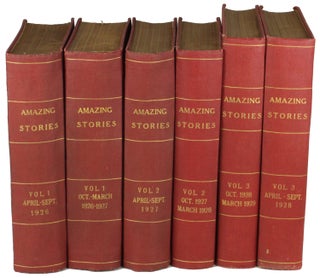 Item #30868 AMAZING STORIES. [Bound volumes]. AMAZING STORIES . April 1926 - March 1929. . Hugo...