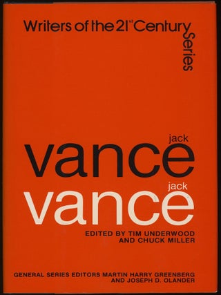 Item #30979 JACK VANCE. Jack Vance, Tim Underwood, Chuck Miller