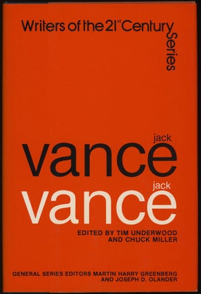 Item #30979 JACK VANCE. Jack Vance, Tim Underwood, Chuck Miller