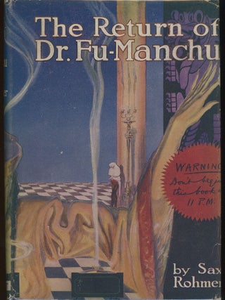 Item #31029 THE RETURN OF DR. FU-MANCHU. Sax Rohmer, Arthur S. Ward