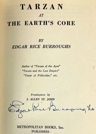 TARZAN AT THE EARTH'S CORE.