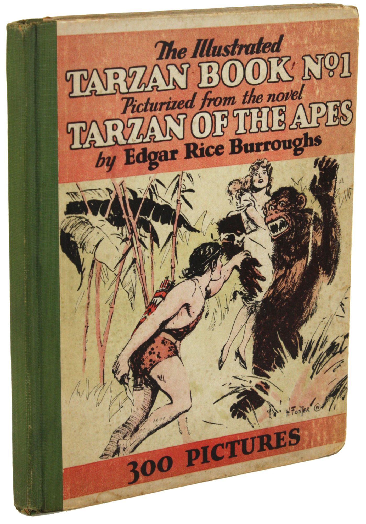 THE ILLUSTRATED TARZAN BOOKS NO 1 Edgar Rice Burroughs First the-illustrated-tarzan-books-no-1-edgar-rice-burroughs-first