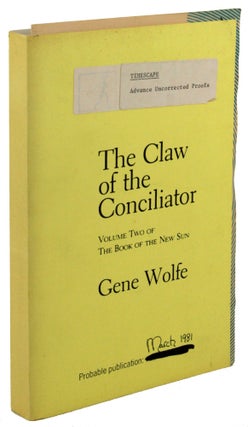 Item #31300 THE CLAW OF THE CONCILIATOR. Gene Wolfe
