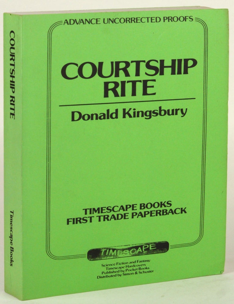 COURTSHIP RITE. Donald Kingsbury.