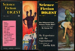 Item #31530 SCIENCE FICTION DIGEST. (Two issues, all published). SCIENCE FICTION DIGEST. 1954 . ....