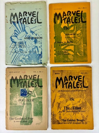 Item #31546 MARVEL TALES. (All published). MARVEL TALES. May 1934 - Summer 1935 ., William L....