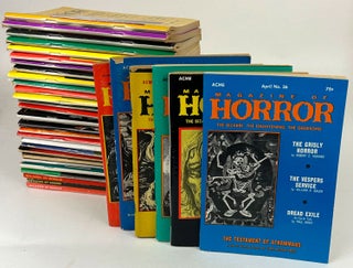 Item #31559 MAGAZINE OF HORROR. (Thirty-six issues, all published). MAGAZINE OF HORROR. August...