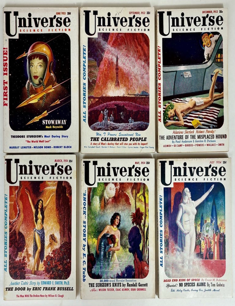 UNIVERSE SCIENCE FICTION. (Ten issues, all published. UNIVERSE SCIENCE FICTION. June 1953 -.