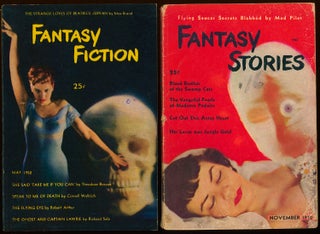 Item #31576 FANTASY FICTION later FANTASY STORIES. (Two issues, all published). FANTASY FICTION...