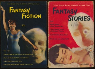 Item #31576 FANTASY FICTION later FANTASY STORIES. (Two issues, all published). FANTASY FICTION...