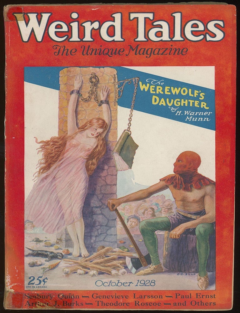 Item #31658 WEIRD TALES. WEIRD TALES. October 1928. . Farnsworth Wright, No. 4 Volume 12.