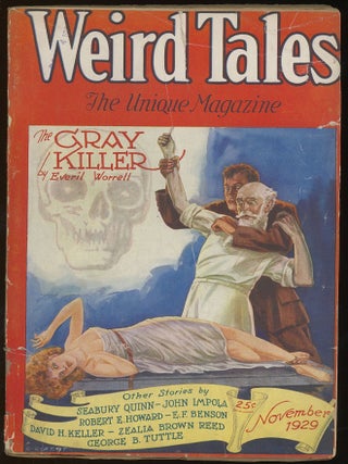 Item #31665 WEIRD TALES. WEIRD TALES. November 1929. . Farnsworth Wright, No. 5 Volume 14