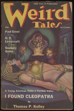 Item #31711 WEIRD TALES. WEIRD TALES. November 1938. . Farnsworth Wright, No. 5 Volume 32