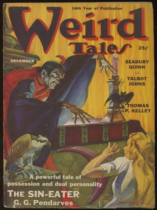 Item #31714 WEIRD TALES. WEIRD TALES. December 1938. . Farnsworth Wright, No. 6 Volume 32