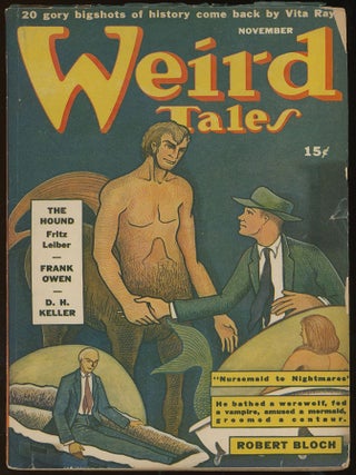 Item #31723 WEIRD TALES. WEIRD TALES. November 1942. . Dorothy McIlwraith, No. 8 Volume 36
