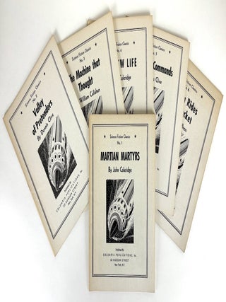 Item #31868 SCIENCE FICTION CLASSICS: MARTIAN MARTYRS, VALLEY OF PRETENDERS, THE MACHINE THAT...