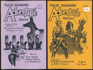 Item #31870 PULSE POUNDING ADVENTURE STORIES. (Two issues, all published). Numbers 1, PULSE...
