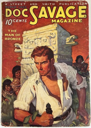 Item #31887 DOC SAVAGE MAGAZINE. "The Man of Bronze." Number 1 Volume 1, Kenneth Robeson, Lester...