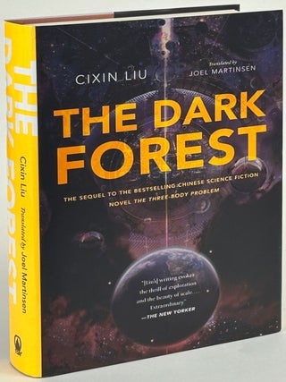 [Remembrance of Earth's Past Trilogy]: THE THREE-BODY PROBLEM with THE DARK FOREST with DEATH'S END.