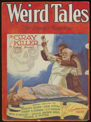 Item #32042 WEIRD TALES. WEIRD TALES. November 1929. . Farnsworth Wright, No. 5 Volume 14