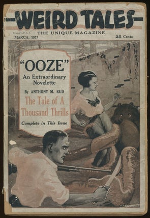 Item #32048 WEIRD TALES. WEIRD TALES. March 1923. . Edwin Baird, No. 1 Volume 1