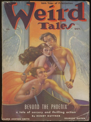 Item #32077 WEIRD TALES. WEIRD TALES. October 1938. . Farnsworth Wright, No. 4 Volume 32