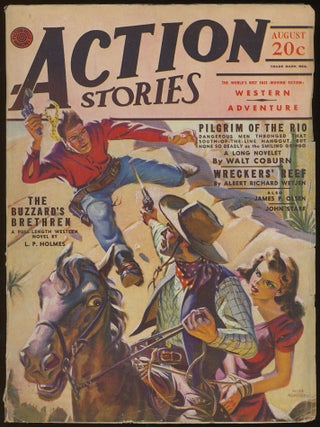Item #32207 ACTION STORIES. ACTION STORIES. August 1941. . Malcolm Reiss, Number 5 Volume 16