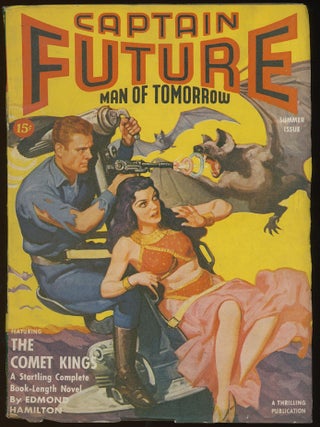 Item #32218 CAPTAIN FUTURE. CAPTAIN FUTURE. Summer 1942, No. 2 Volume 4, Edmond Hamilton
