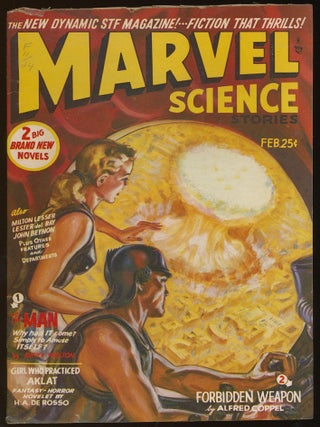 Item #32230 MARVEL SCIENCE STORIES. 1951. . R. O. Erisman MARVEL SCIENCE STORIES. February, ed,...