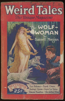 Item #32255 WEIRD TALES. WEIRD TALES. September 1927. . Farnsworth Wright, No. 3 Volume 10