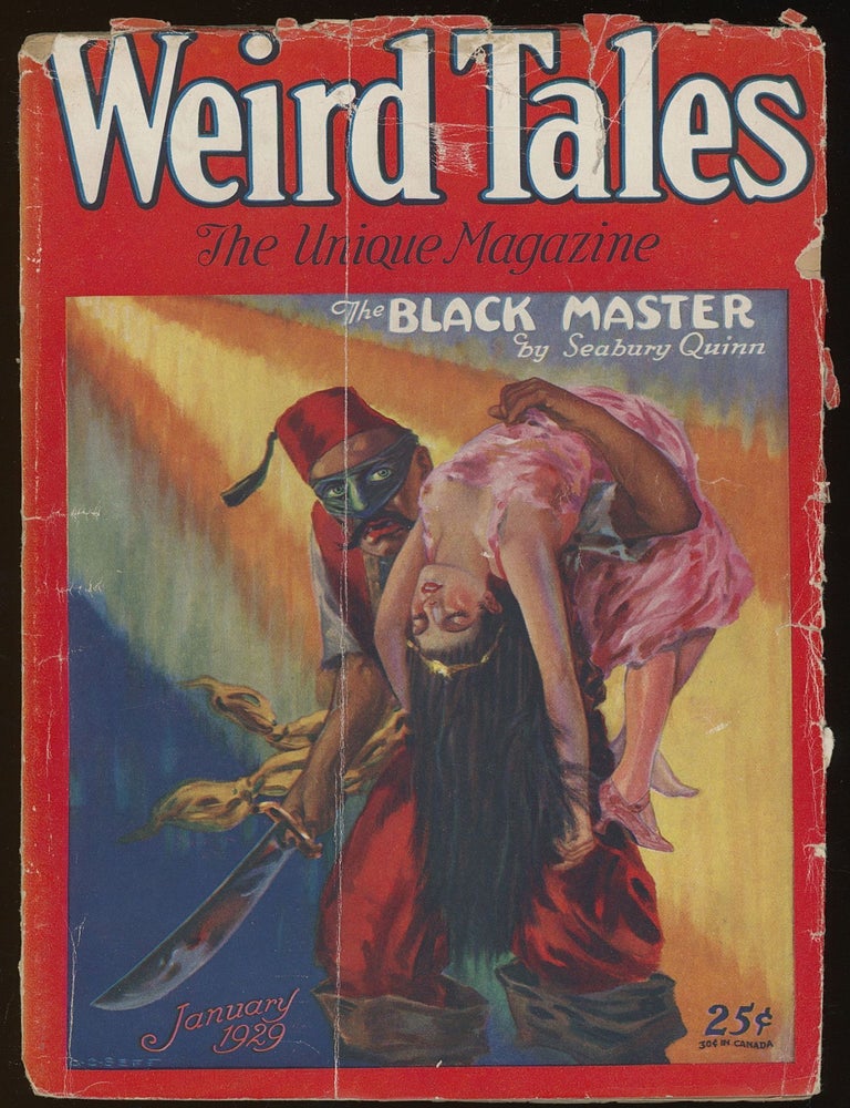 WEIRD TALES. WEIRD TALES. January 1929., Volume 13.