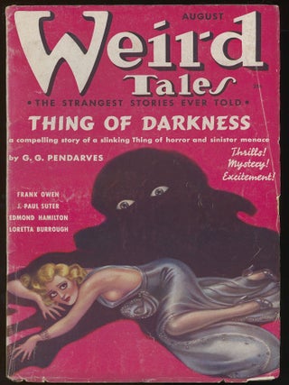 Item #32276 WEIRD TALES. WEIRD TALES. August 1937. . Farnsworth Wright, No. 2 Volume 30