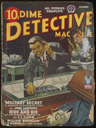 Item #32571 DIME DETECTIVE MAGAZINE. DIME DETECTIVE MAGAZINE. October 1942, No. 3 Volume 40