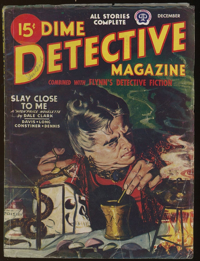 Item #32576 DIME DETECTIVE MAGAZINE. 1945 DIME DETECTIVE MAGAZINE. December, No. 1 Volume 50.