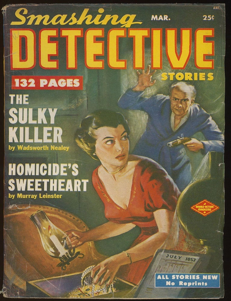 Item #32590 SMASHING DETECTIVE. SMASHING DETECTIVE. March 1952. . Robert W. Lowndes, No. 5 Volume 1.