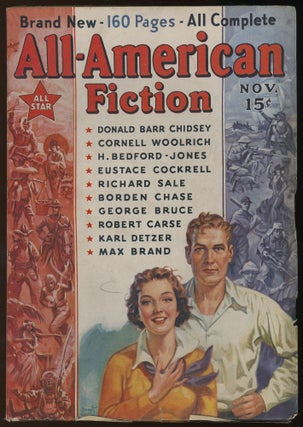 Item #32621 ALL-AMERICAN FICTION. Cornell Woolrich, ALL-AMERICAN FICTION. November 1937, No. 1...