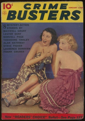 Item #32642 CRIME BUSTERS. CRIME BUSTERS. January 1938, No. 3 Volume 1, John L. Nanovic