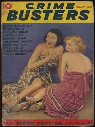 Item #32643 CRIME BUSTERS. CRIME BUSTERS. January 1938, No. 3 Volume 1, John L. Nanovic