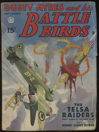 Item #32670 DUSTY AYRES AND HIS BATTLE BIRDS. 1935 DUSTY AYRES AND HIS BATTLE BIRDS. July-August,...