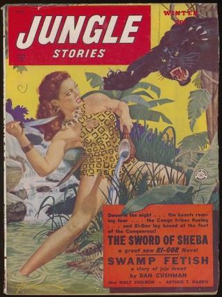 Item #32671 JUNGLE STORIES. JUNGLE STORIES. Winter, . . Jerome Bixby, November-January, No. 9...