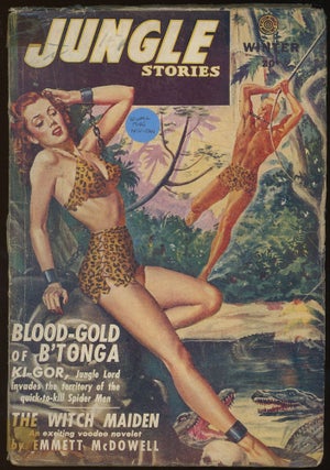 Item #32675 JUNGLE STORIES. JUNGLE STORIES. Winter 1946. . Jack O'Sullivan, No. 9 Volume 3