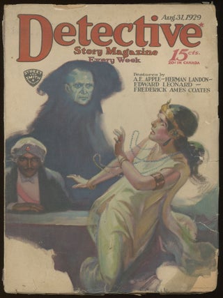 Item #32695 DETECTIVE STORY MAGAZINE. 1929 DETECTIVE STORY MAGAZINE. August 31, No. 4 Volume 112