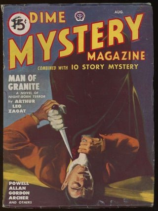 Item #32745 DIME MYSTERY MAGAZINE. DIME MYSTERY MAGAZINE. August 1948, No. 2 Volume 37