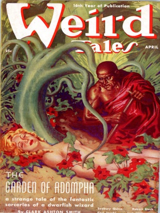 Item #32801 WEIRD TALES. WEIRD TALES. April 1938. . Farnsworth Wright, No. 4 Volume 31