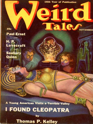 Item #32804 WEIRD TALES. WEIRD TALES. November 1938. . Farnsworth Wright, No. 5 Volume 32