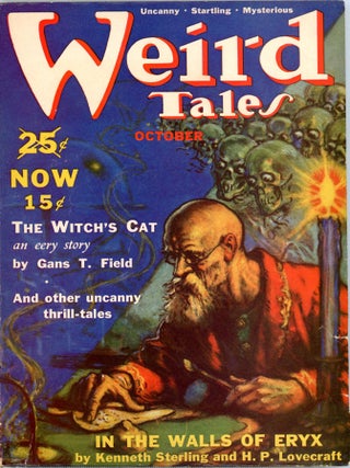Item #32819 WEIRD TALES. WEIRD TALES. October 1939. . Farnsworth Wright, No. 4 Volume 34