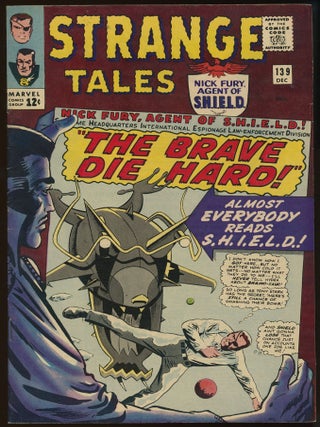 Item #33001 STRANGE TALES NUMBER 139. NICK FURY, AGENT OF SHIELD with DR. STRANGE. STRANGE TALES....