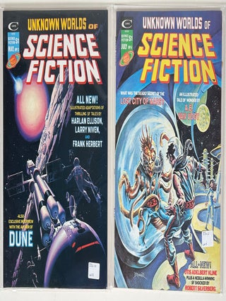 UNKNOWN WORLDS OF SCIENCE FICTION (1975). Issues 1-6.